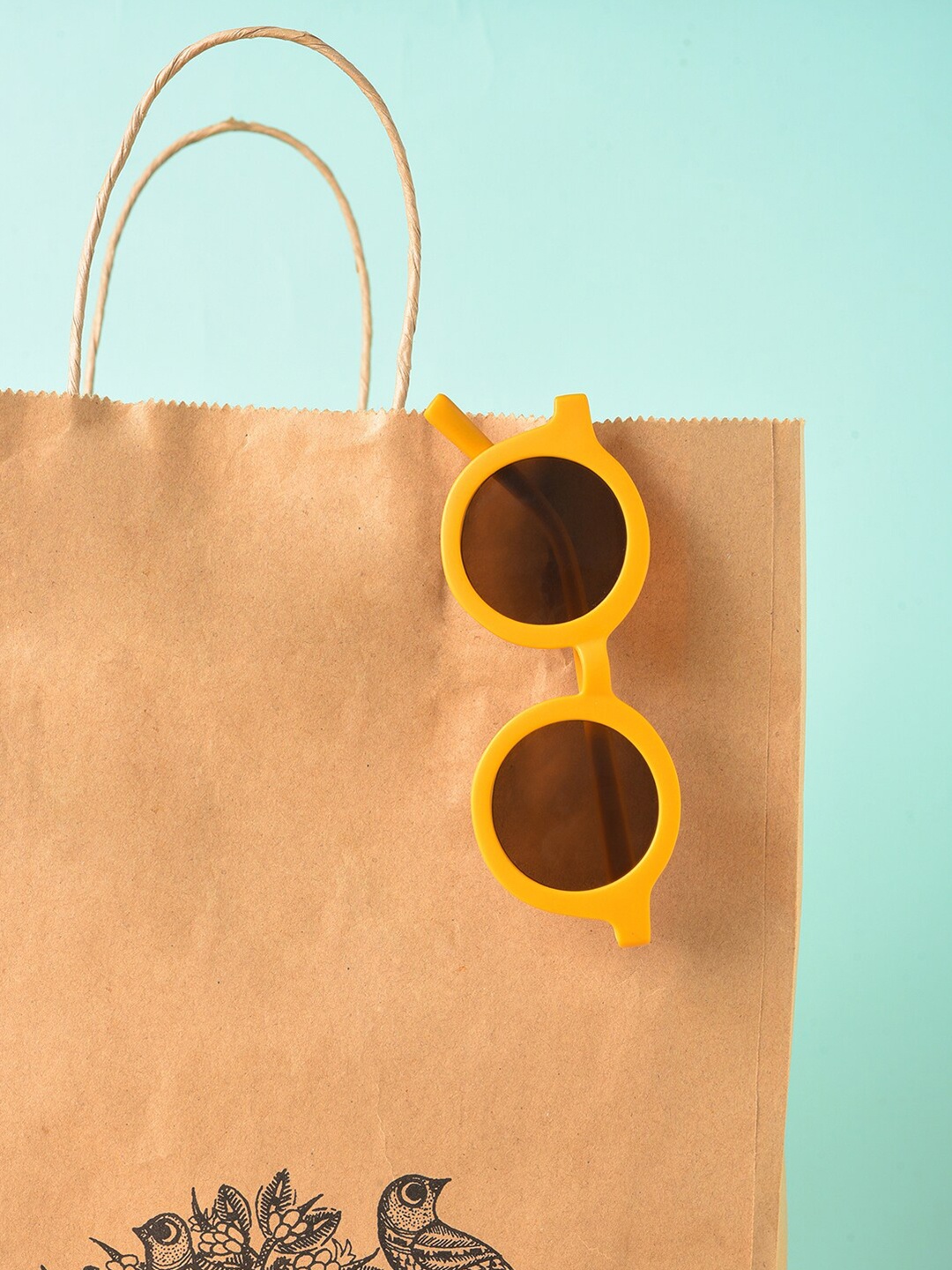 

HAUTE SAUCE by Campus Sutra Women Orange Lens & Orange Oval Sunglasses with UV Protected Lens