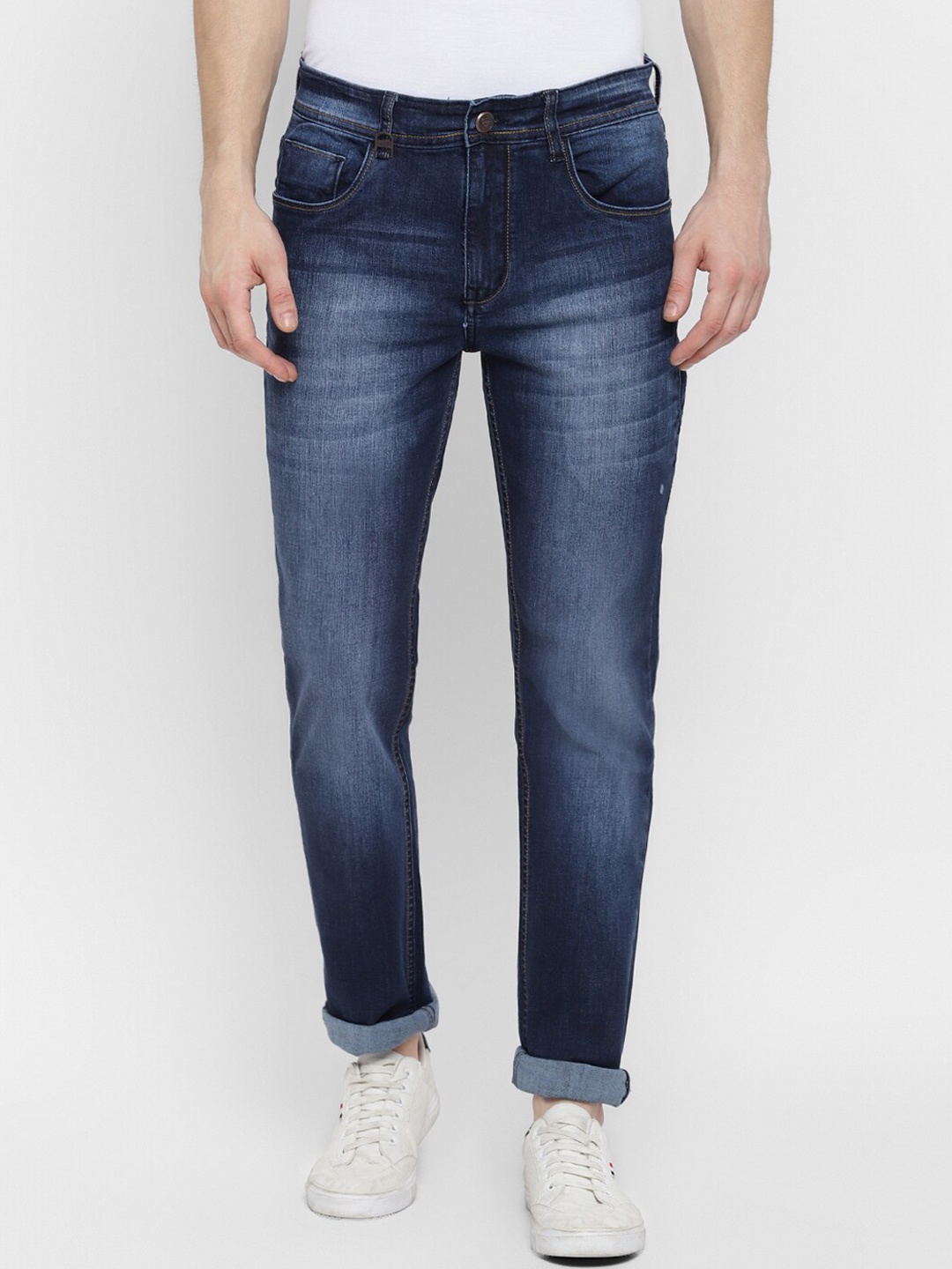 

Red Chief Men Blue Slim Fit Heavy Fade Stretchable Jeans