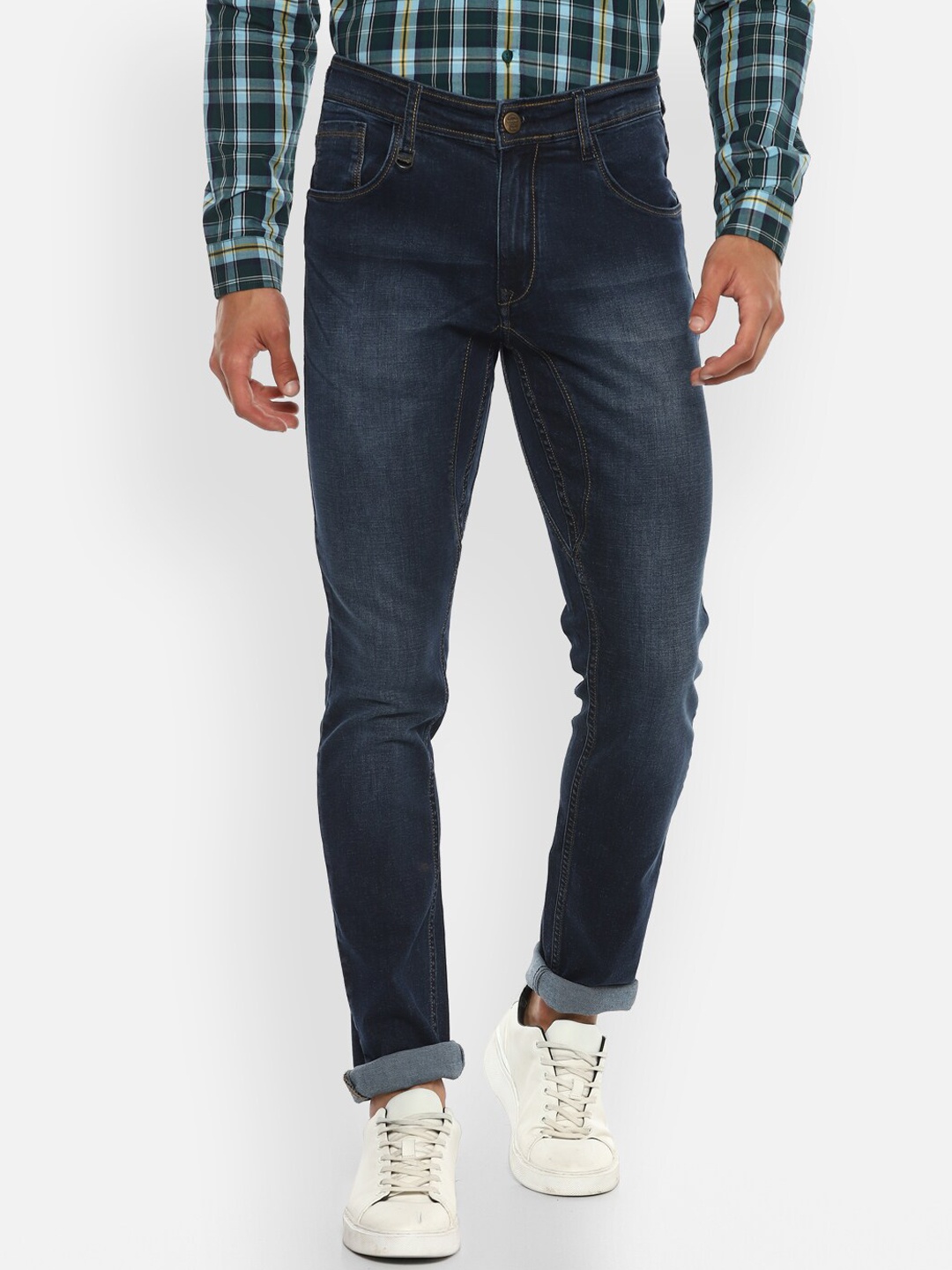 

Red Chief Men Blue Light Fade Stretchable Jeans
