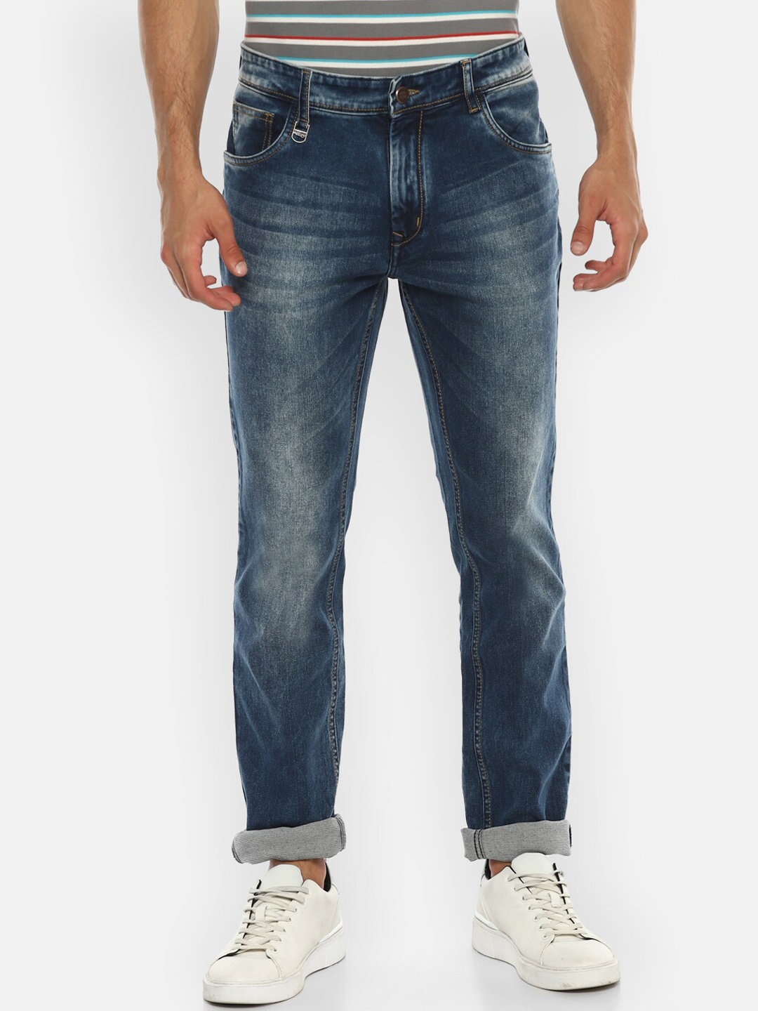 

Red Chief Men Blue Heavy Fade Stretchable Jeans