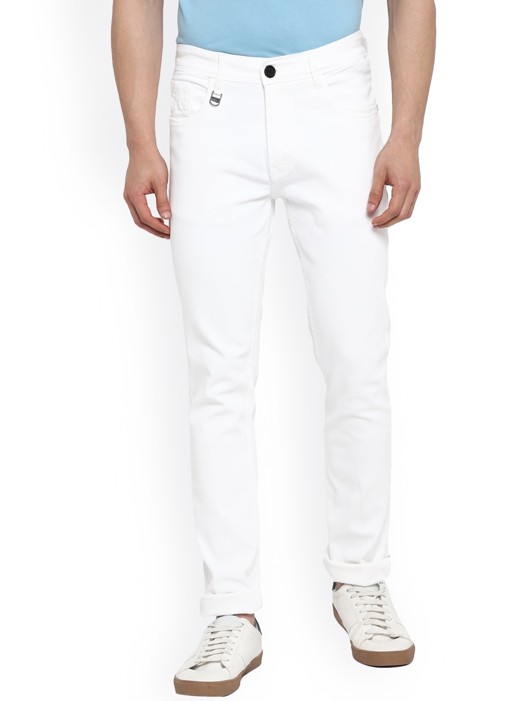 

Red Chief Men White Stretchable Jeans