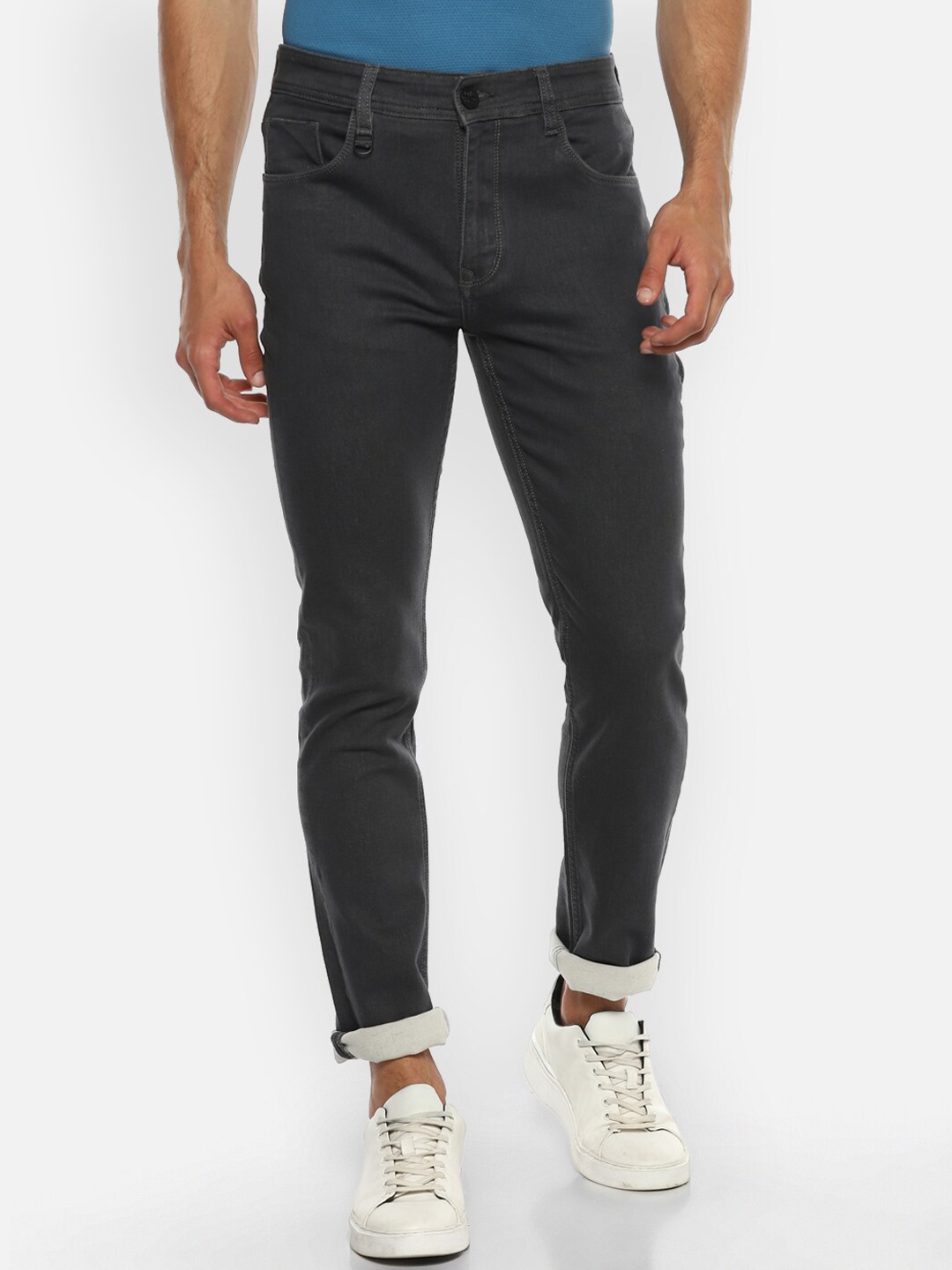 

Red Chief Men Grey Slim Fit Stretchable Jeans