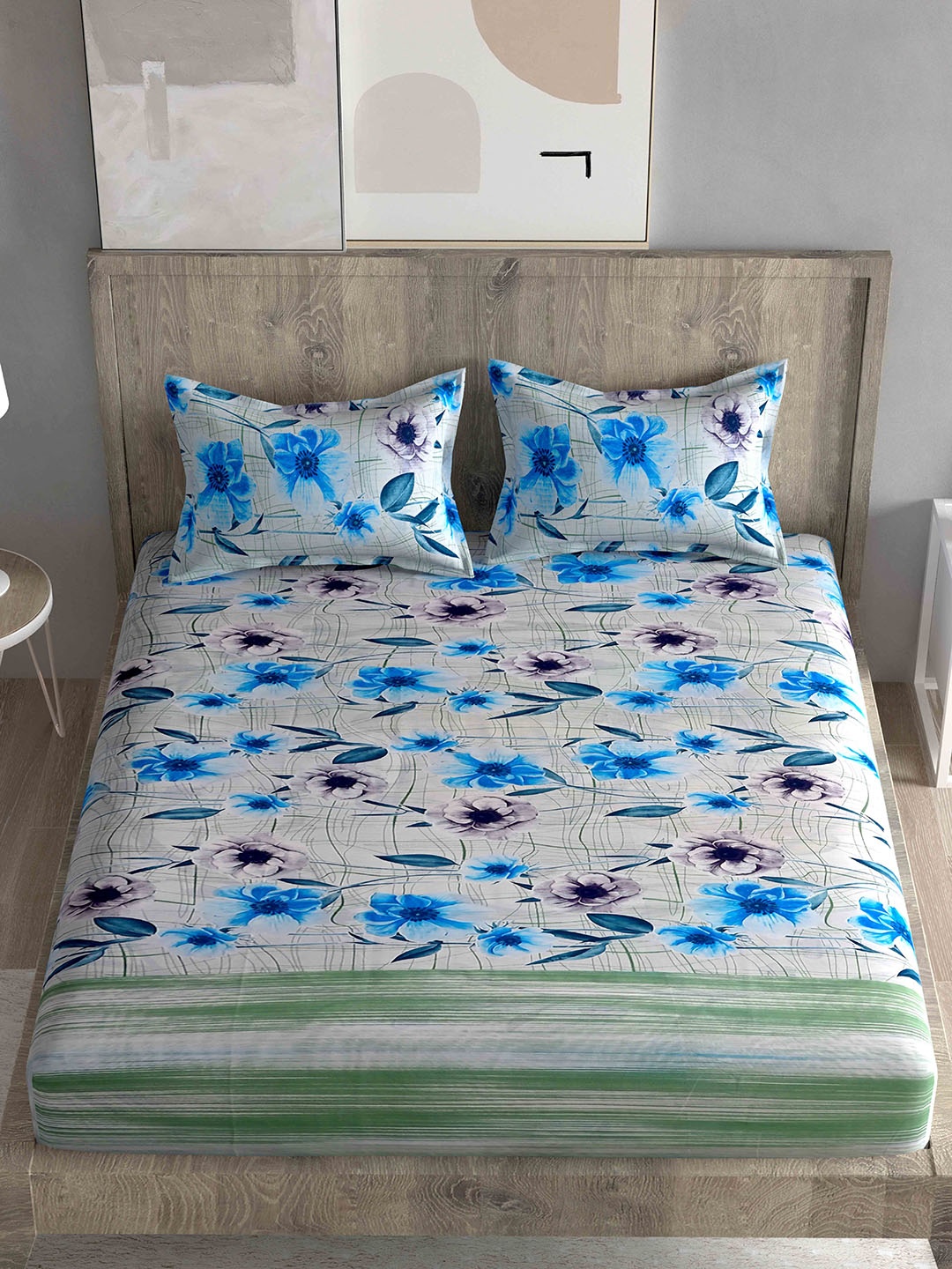 

Spangle Unisex Blue Bedsheets