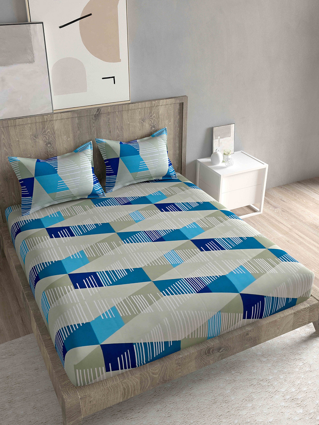 

Spangle Unisex Blue Bedsheets