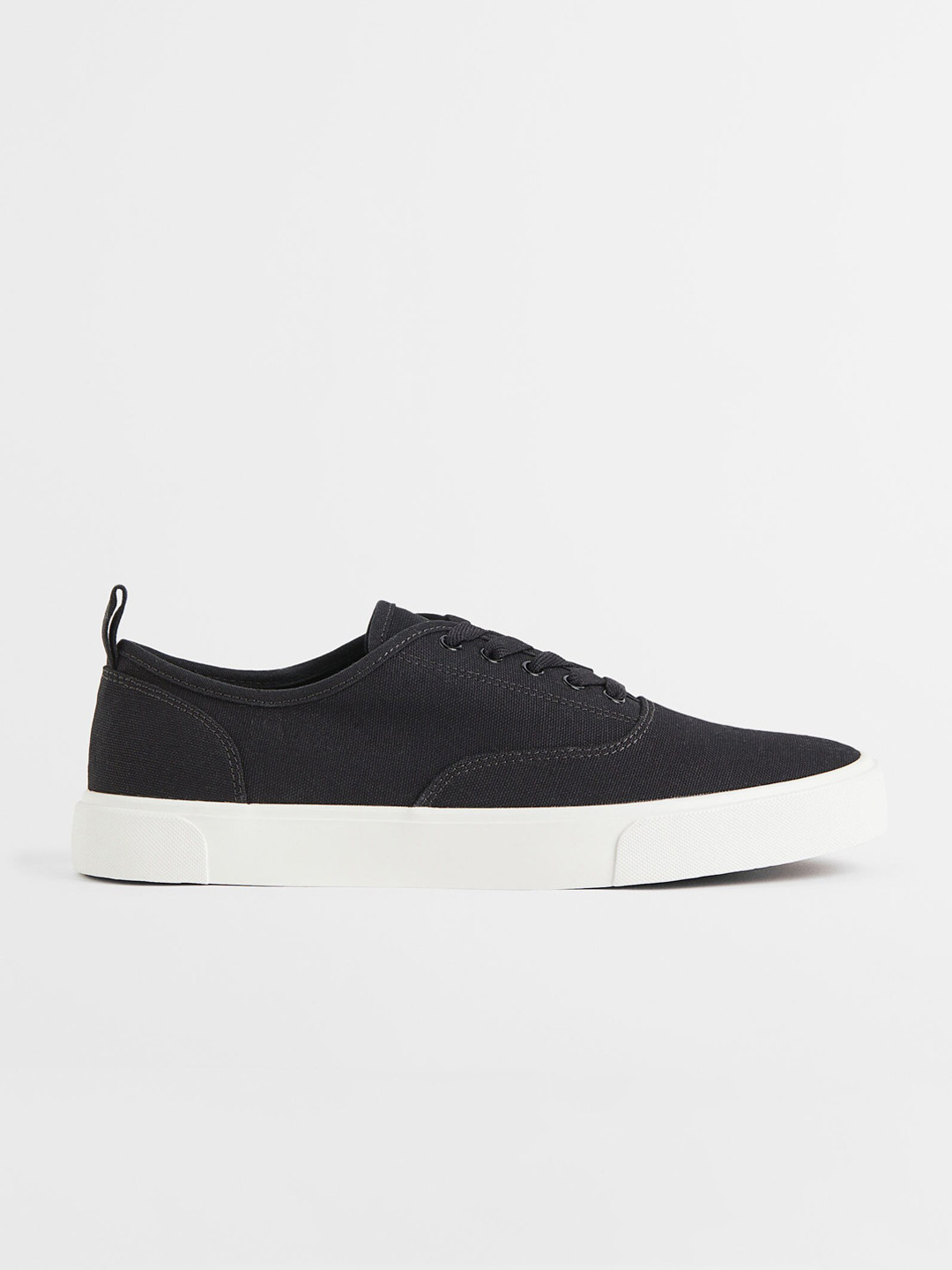 

H&M Black Canvas Trainers