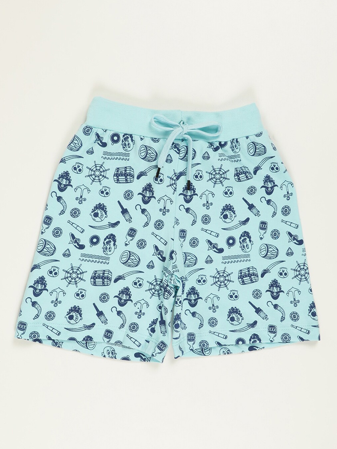 

V2 Value & Variety Boys Blue Printed Shorts