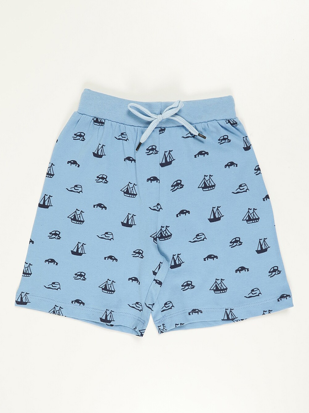 

V2 Value & Variety Boys Blue Conversational Printed Shorts