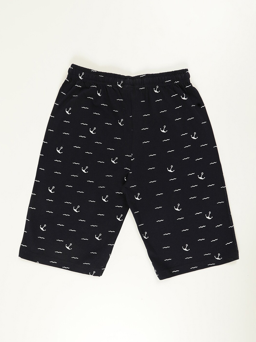 

V2 Value & Variety Boys Navy Blue Printed Shorts