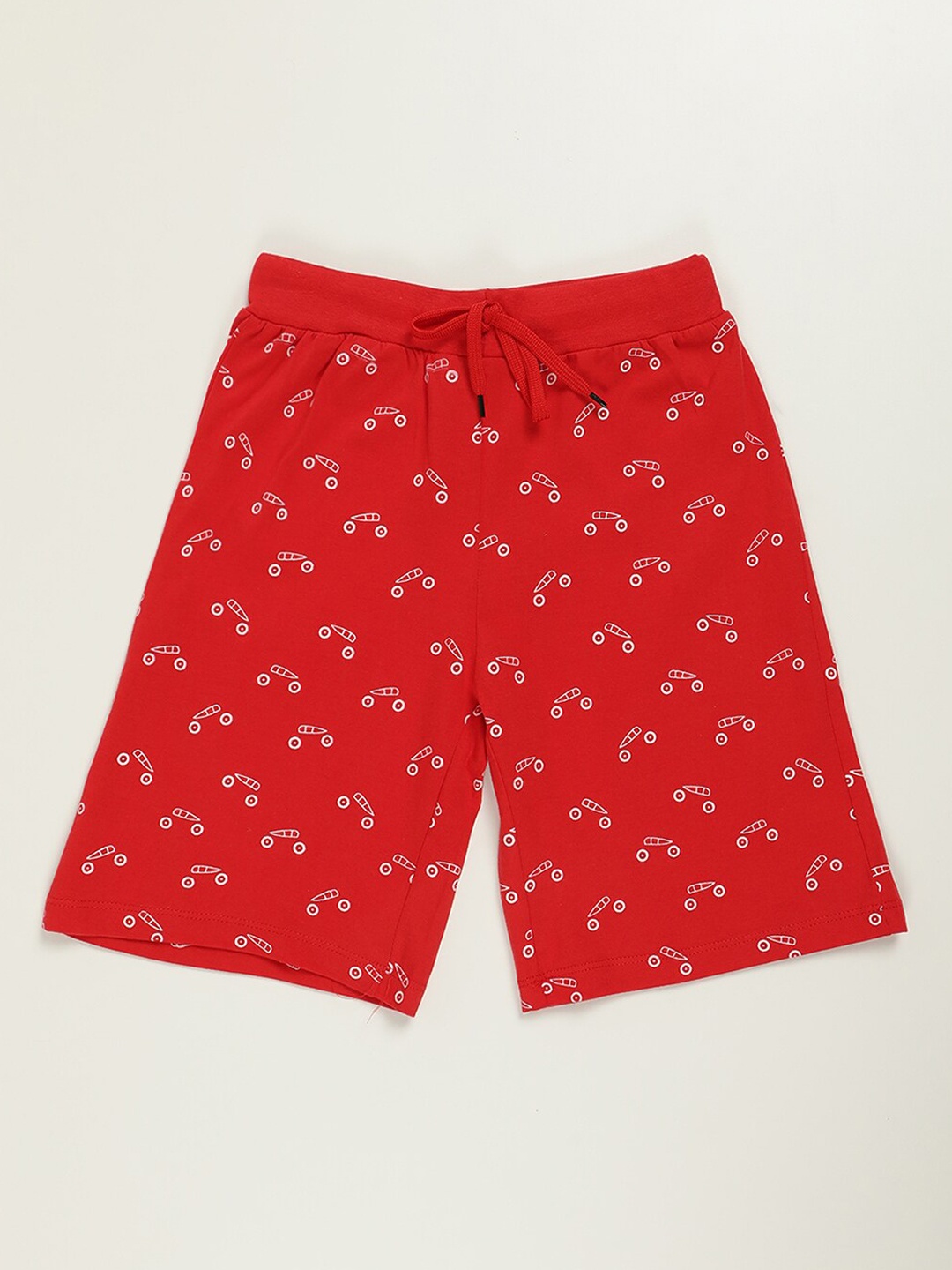 

V2 Value & Variety Boys Red Conversational Printed Shorts