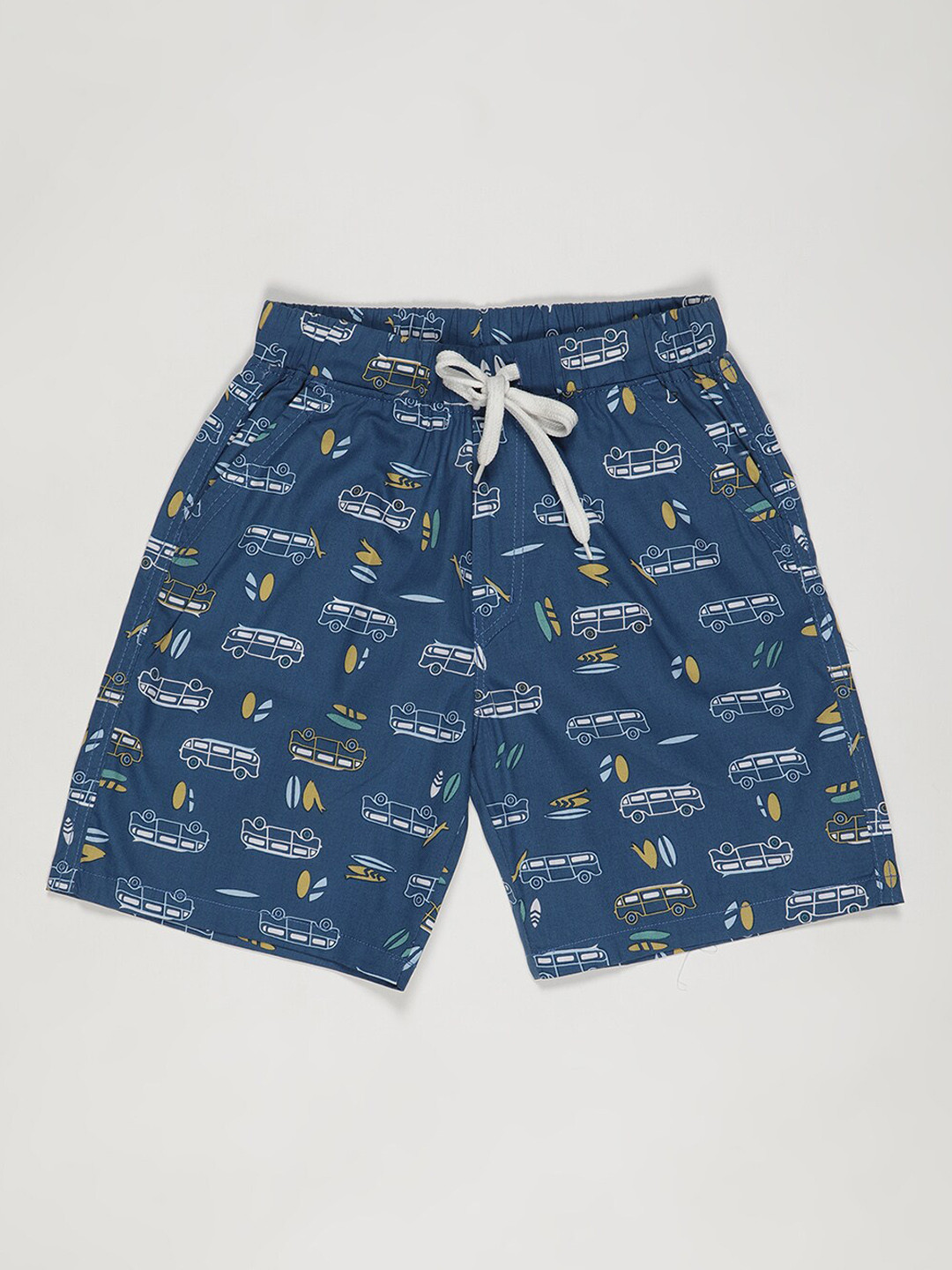 

V2 Value & Variety Boys Blue Printed Shorts