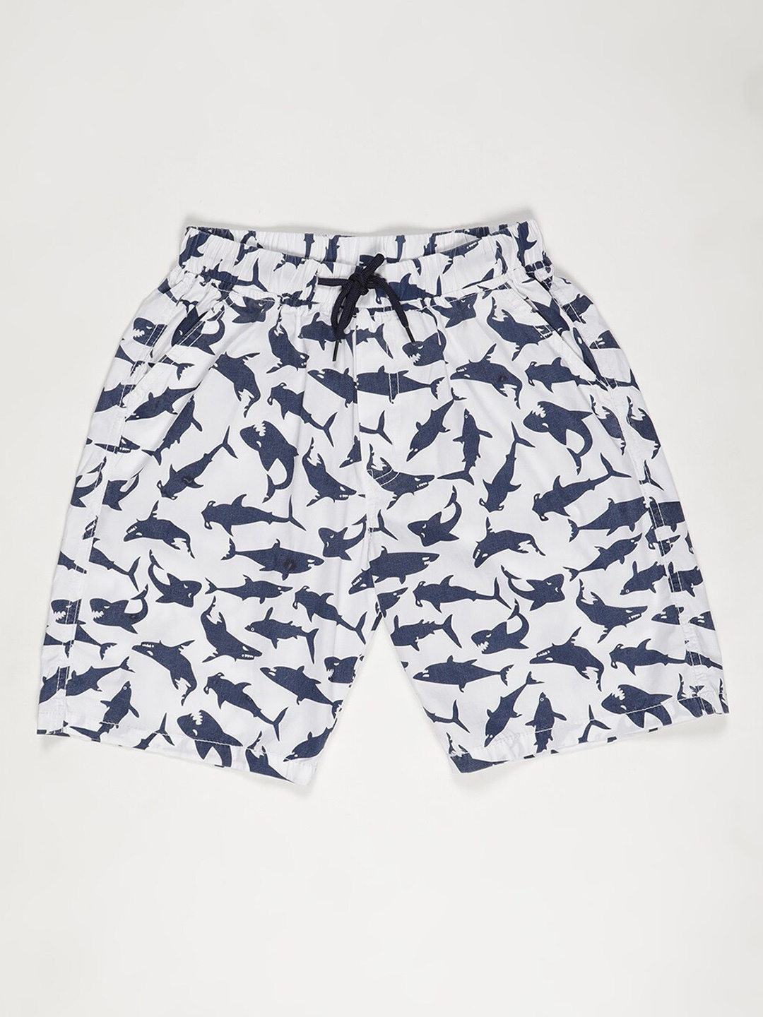 

V2 Value & Variety Boys White Printed Shorts