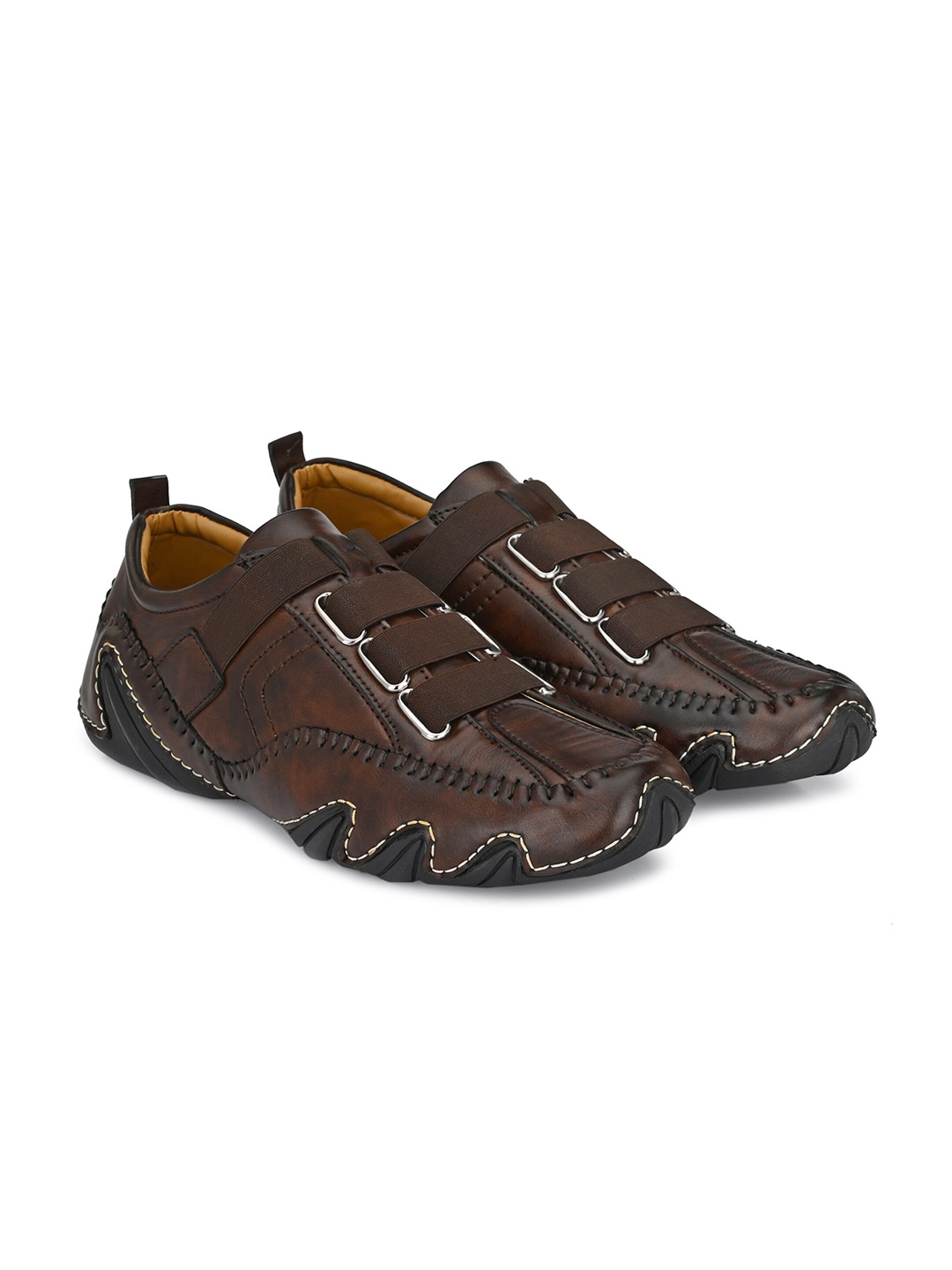 

VIV Men Brown Printed Sneakers