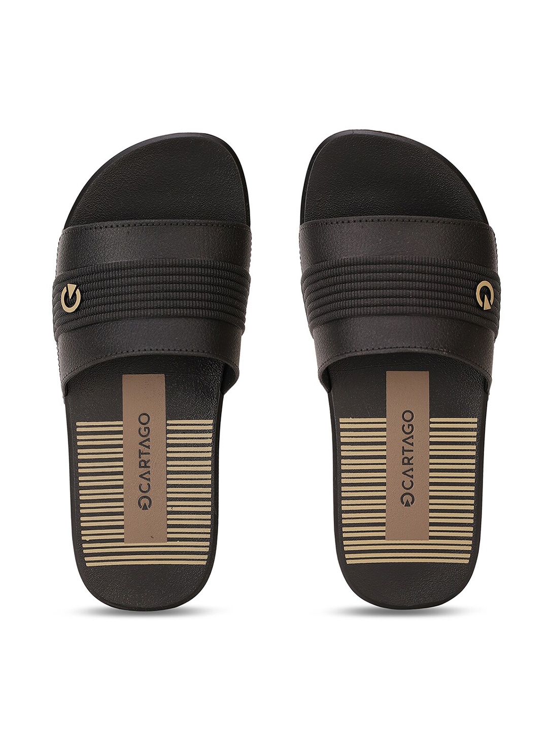 

CARTAGO Men Black Printed Slip-On