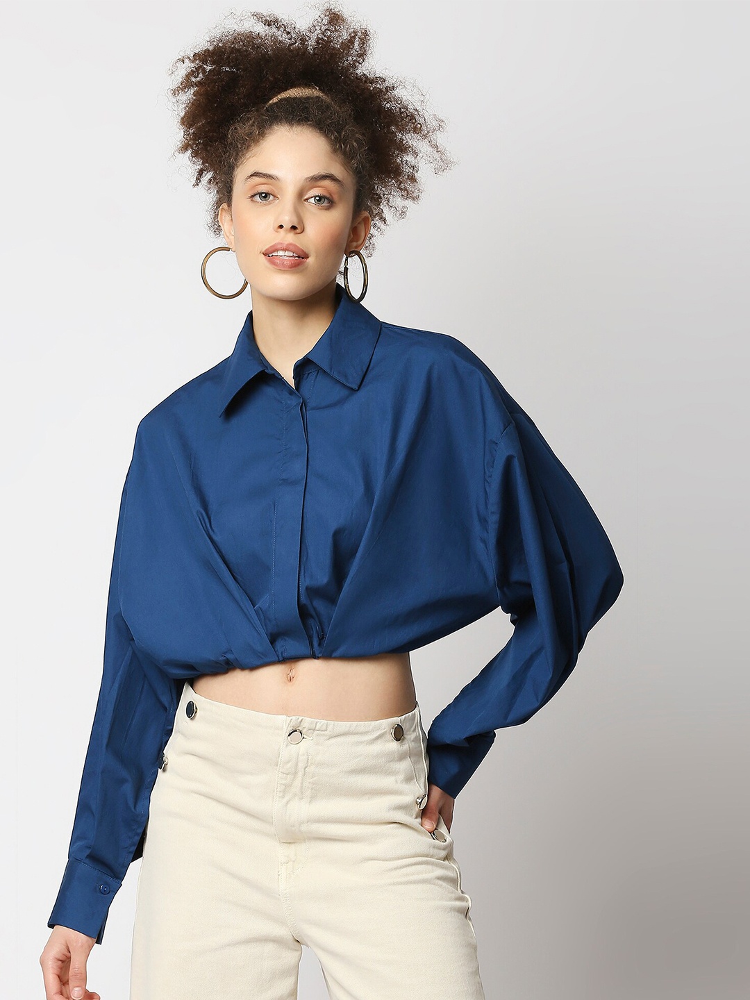 

Remanika Women Blue Comfort Casual Shirt