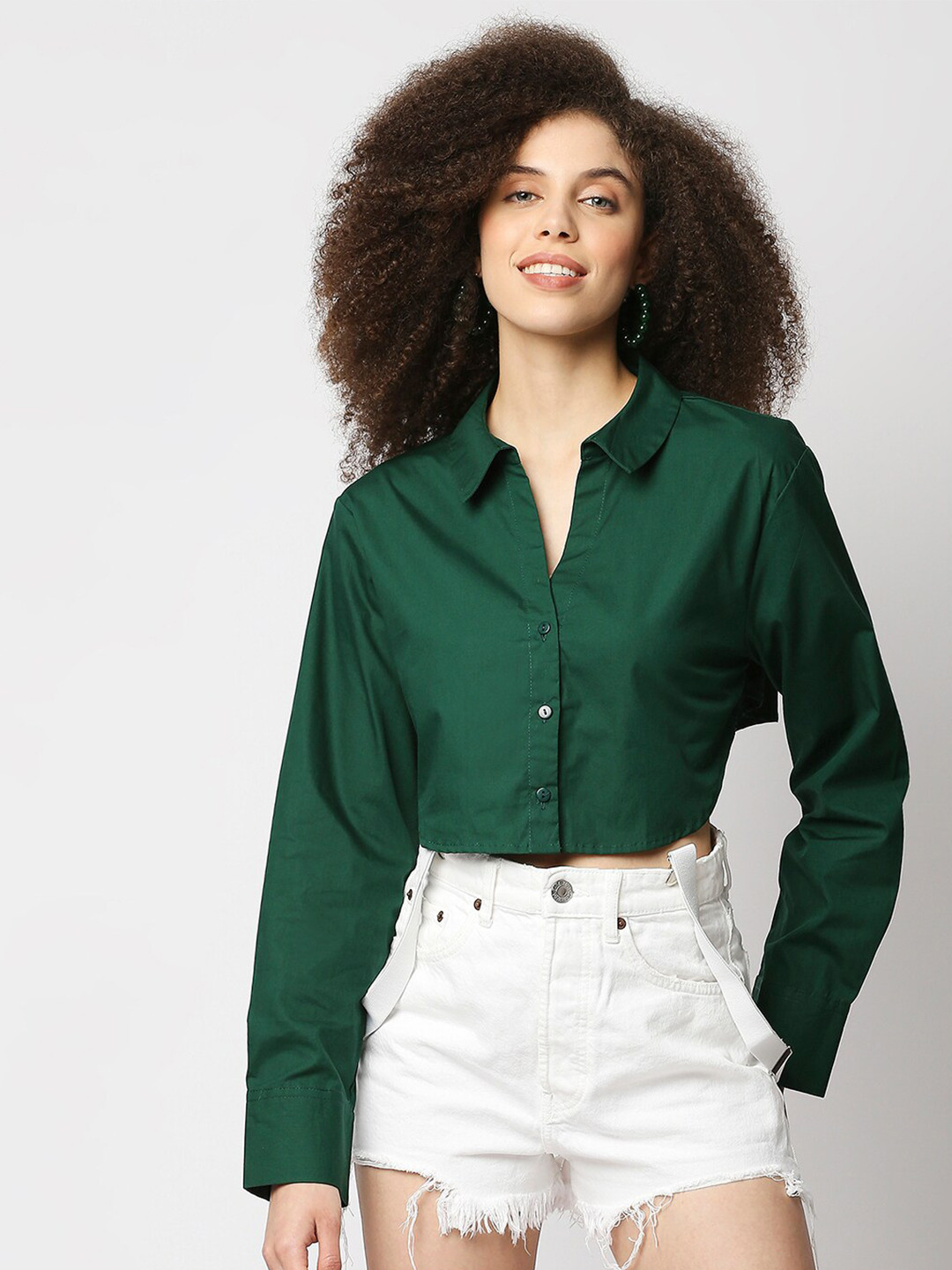 

Remanika Women Green Comfort Casual Shirt