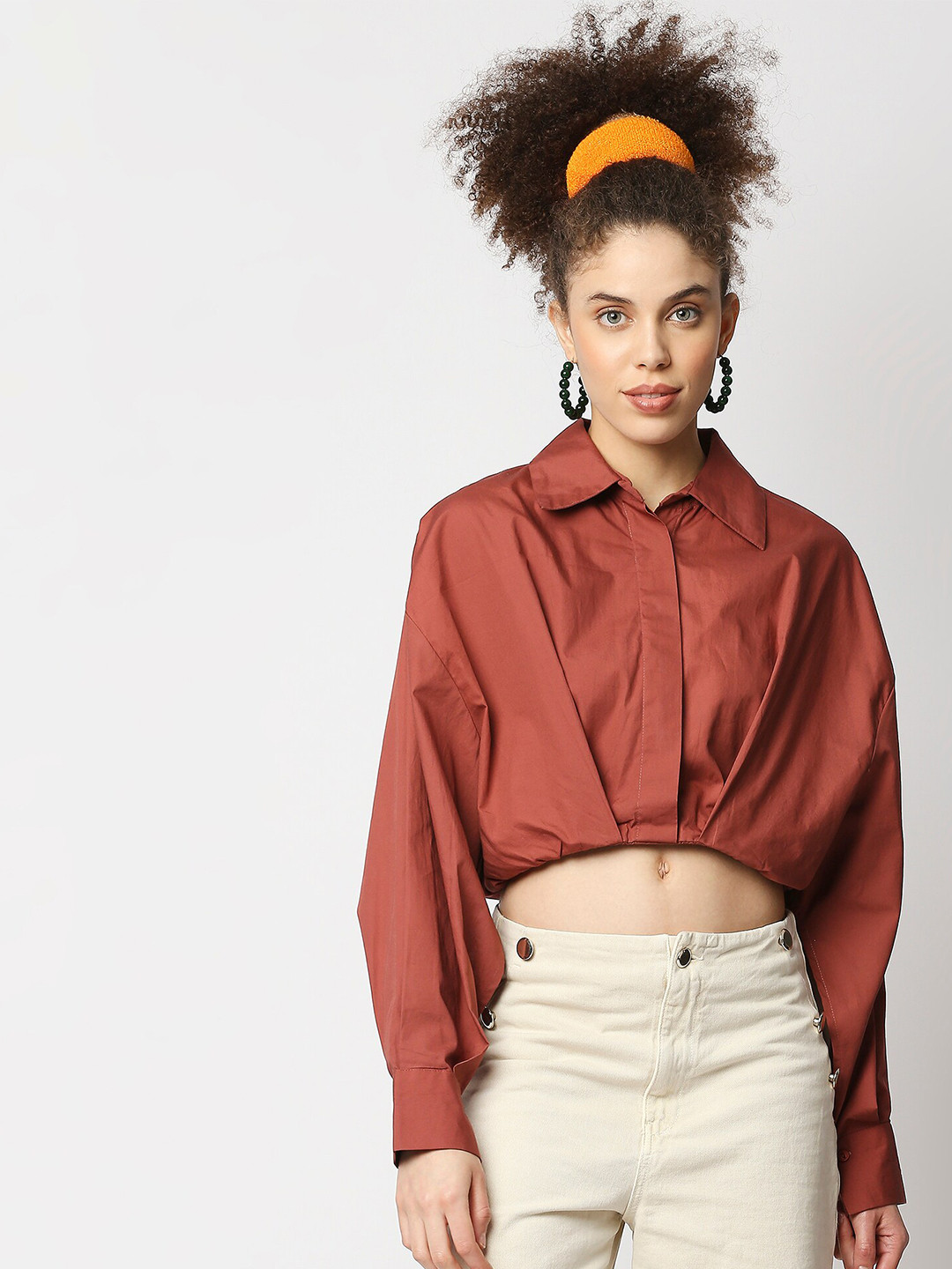 

Remanika Women Maroon Comfort Casual Shirt