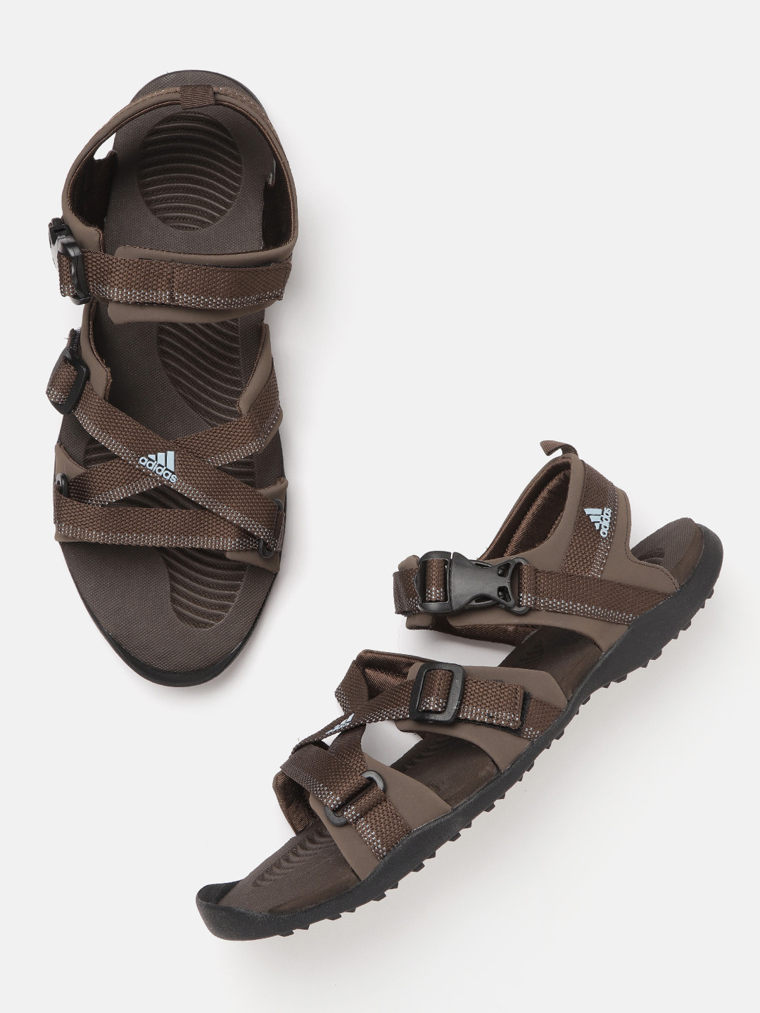 

ADIDAS Men Brown Solid Traso Sports Sandals