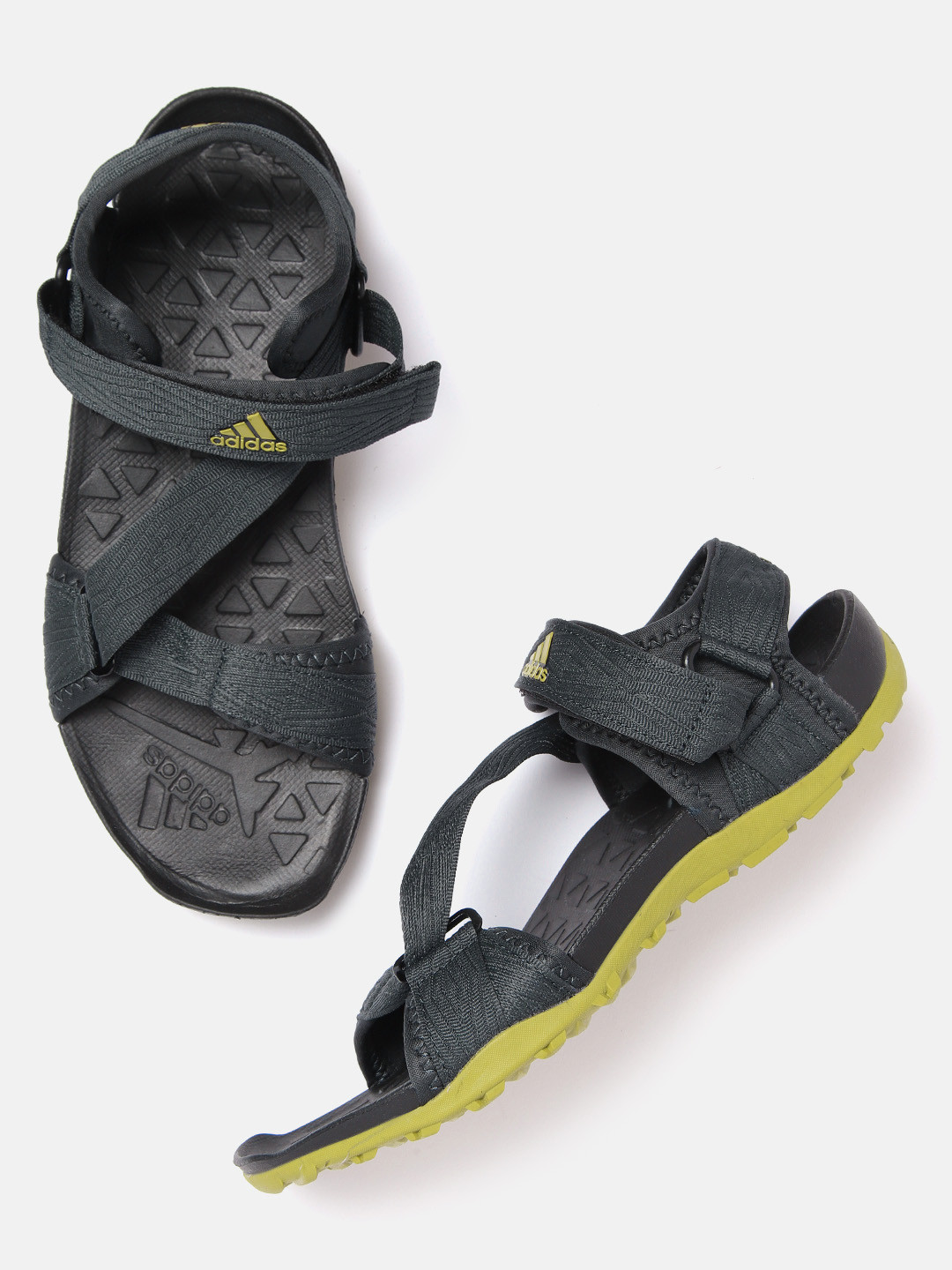 

ADIDAS Men Green Woven Design Traso Sports Sandals