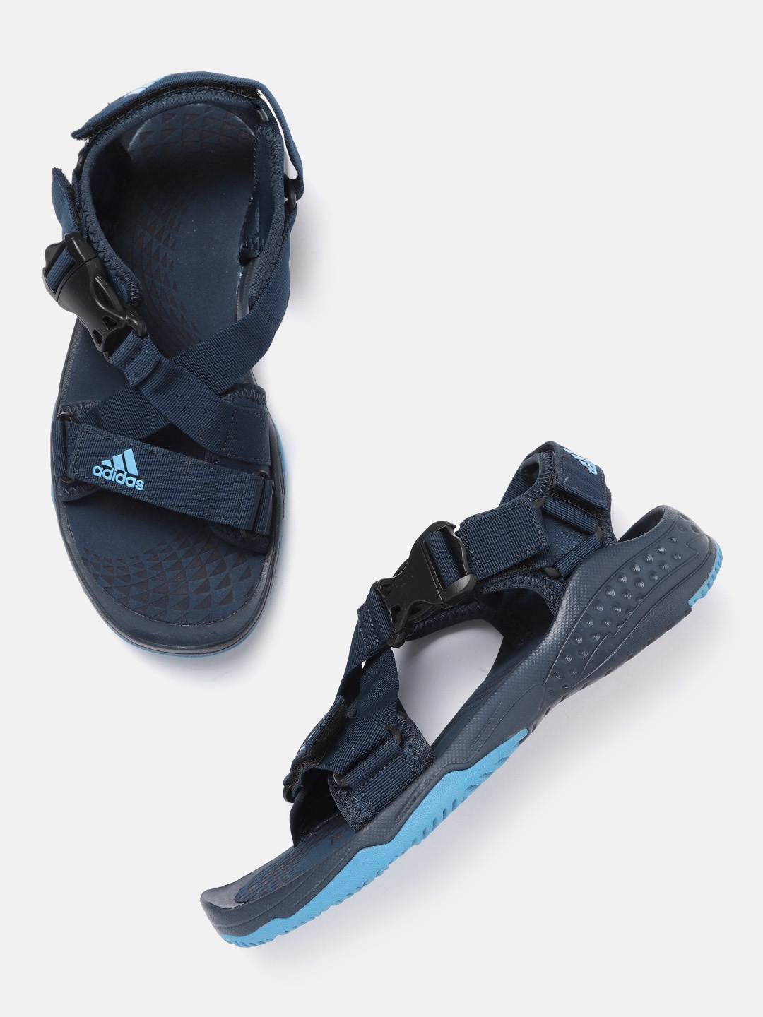 

ADIDAS Men Navy Blue Solid Traso Sports Sandals