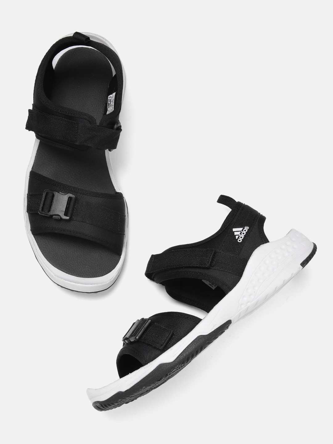 

ADIDAS Men Black Solid Traso Sports Sandals