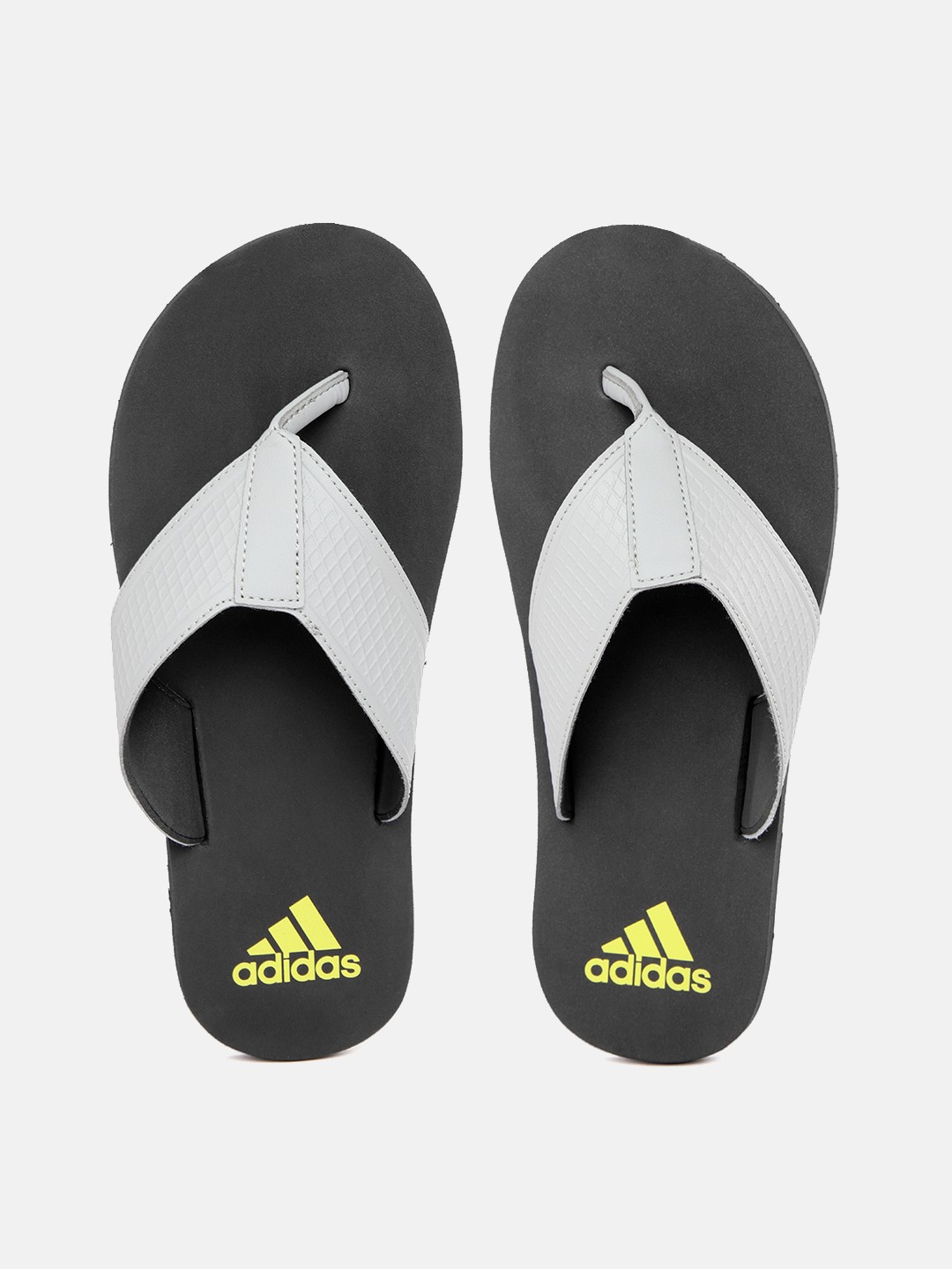 

ADIDAS Men Grey Solid Thong Flip-Flops