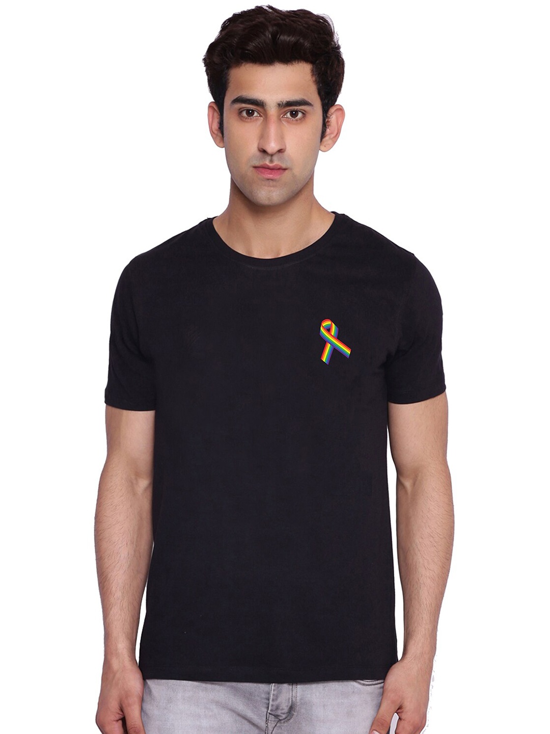 

Disney by Wear Your Mind Men Black T-shirt