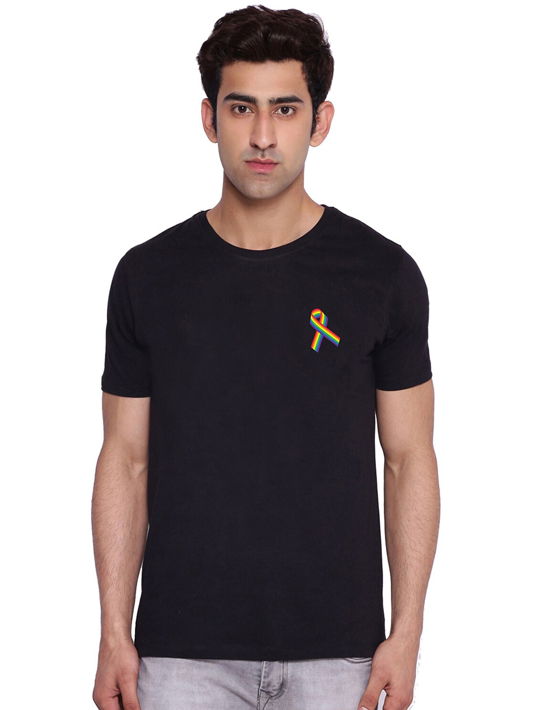 

Wear Your Mind Men Black T-shirt