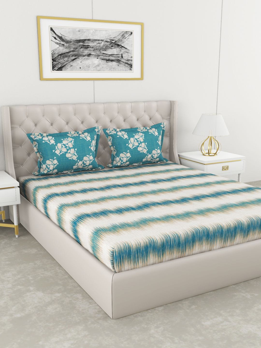 

BIANCA Unisex Blue Bedsheets