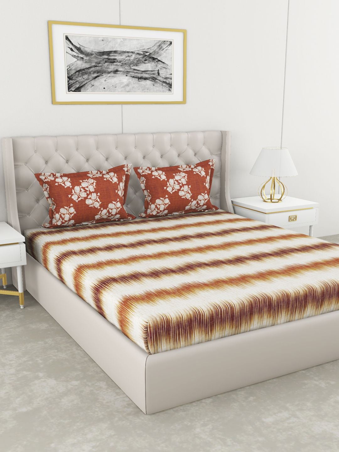 

BIANCA Unisex Brown Bedsheets