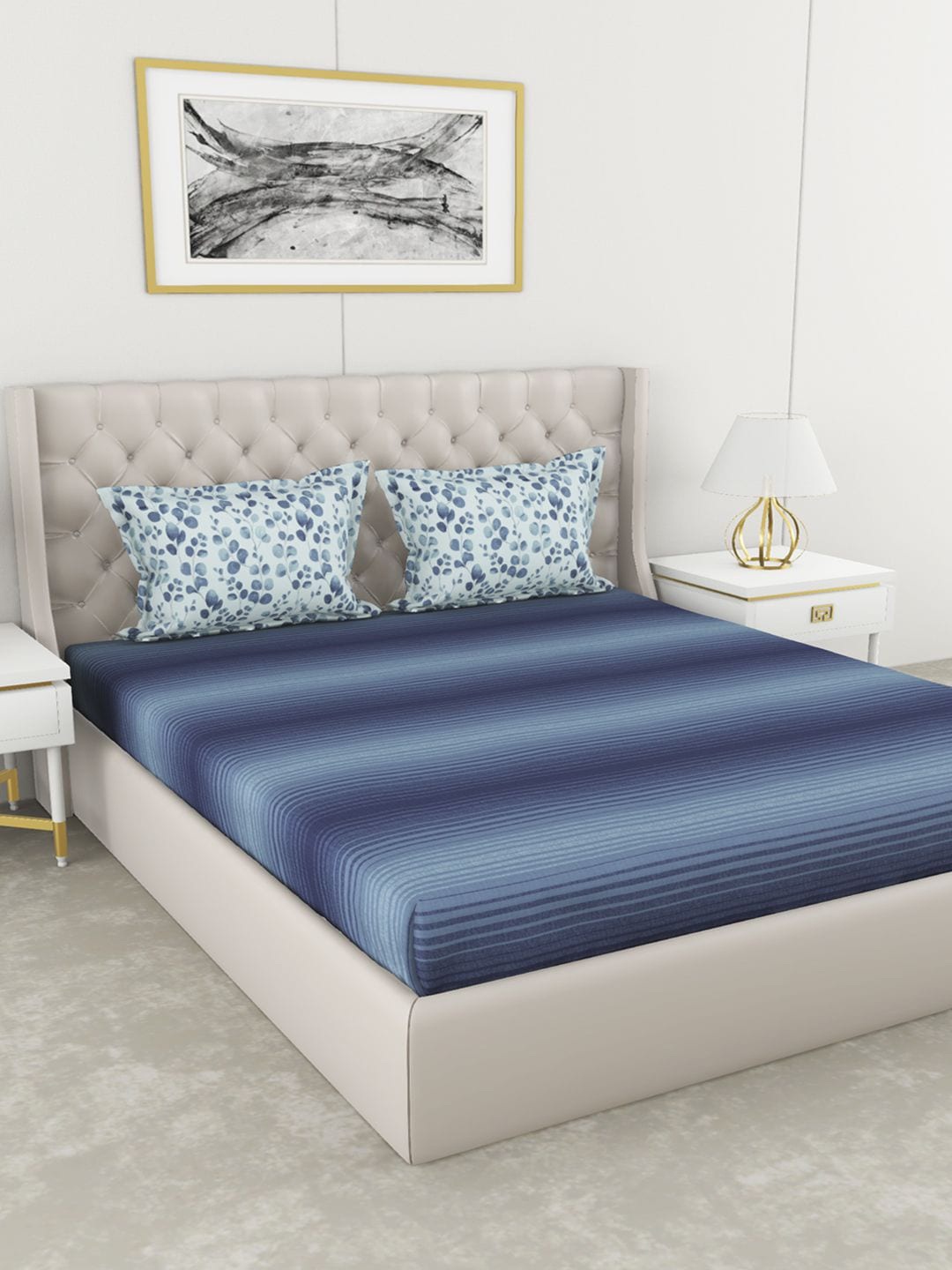 

BIANCA Unisex Blue Bedsheets