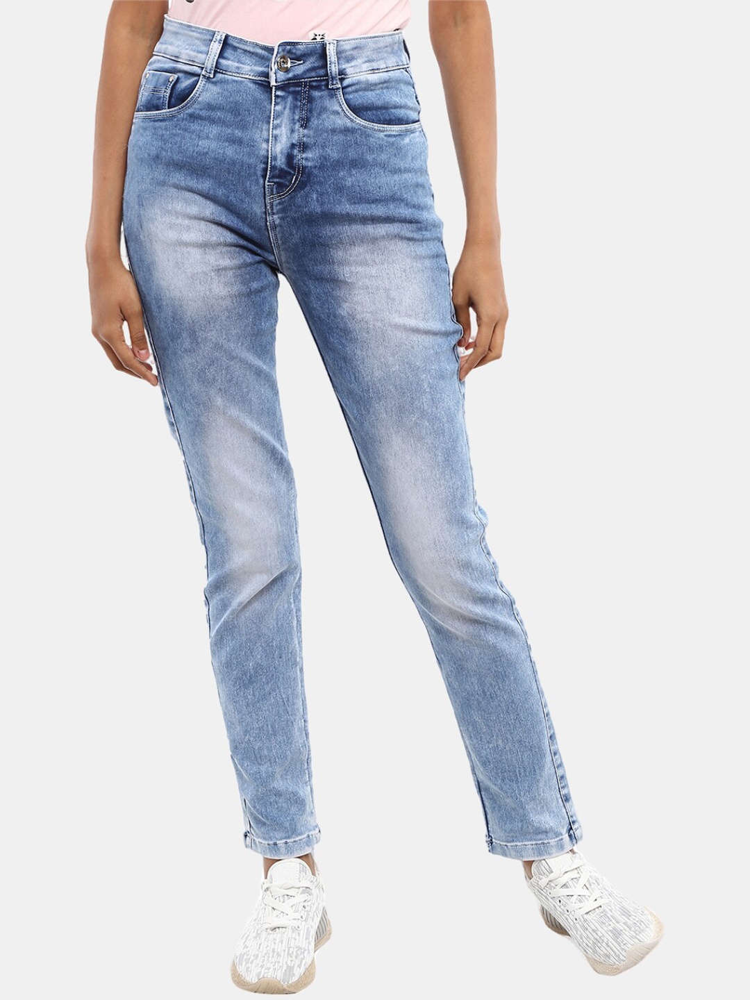 

V-Mart Women Blue Heavy Fade Jeans