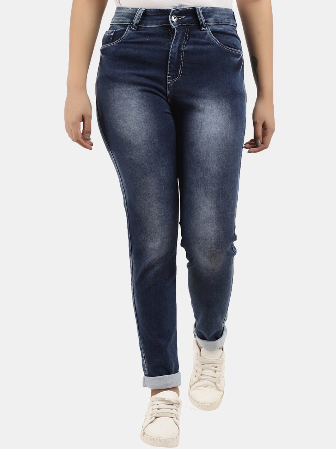 

V-Mart Women Blue Heavy Fade Jeans
