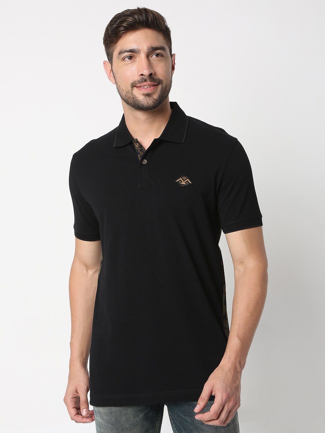 

Mufti Men Maroon Polo Collar Slim Fit T-shirt