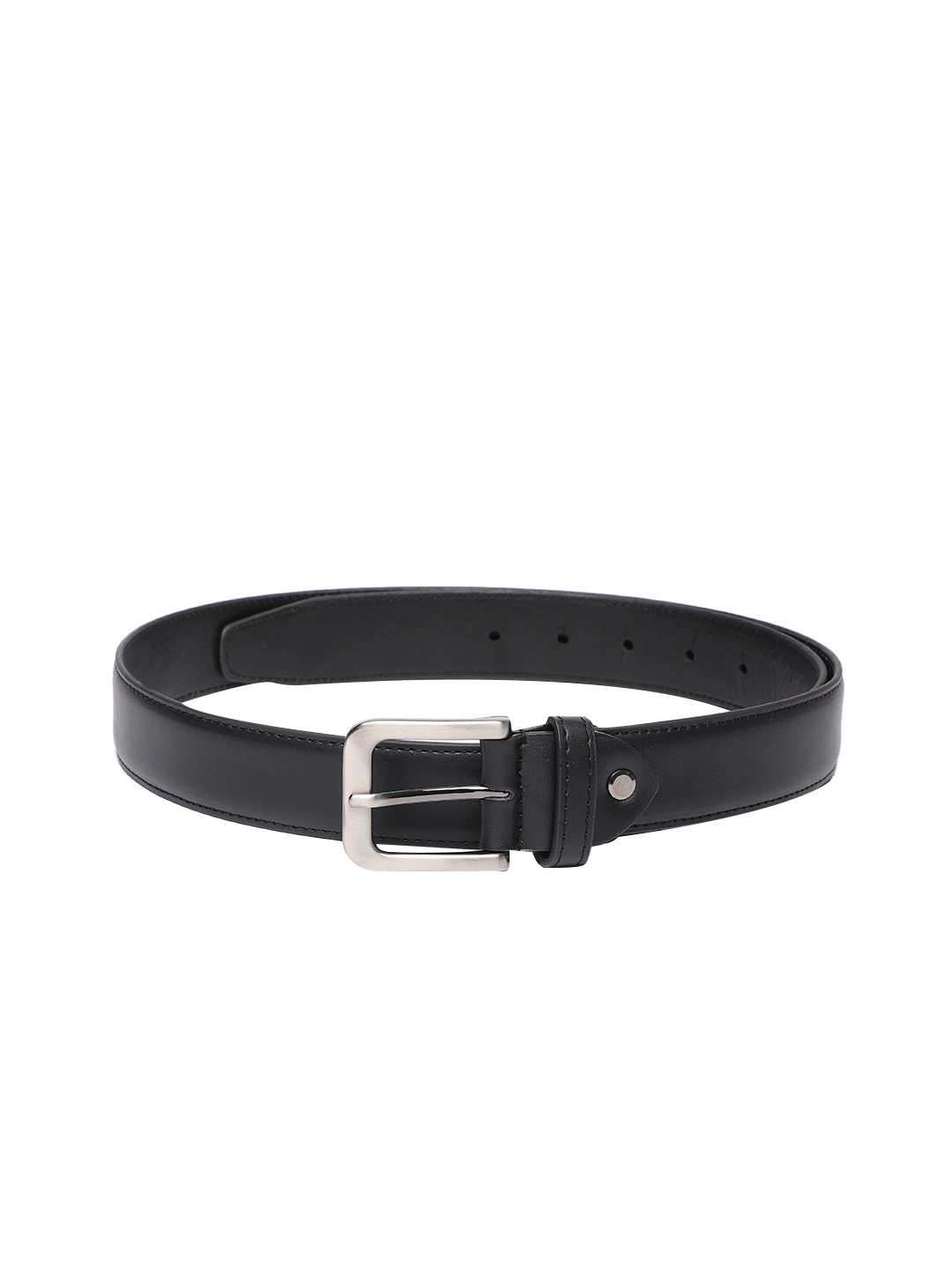 

Peter England Men Leather Belt, Black