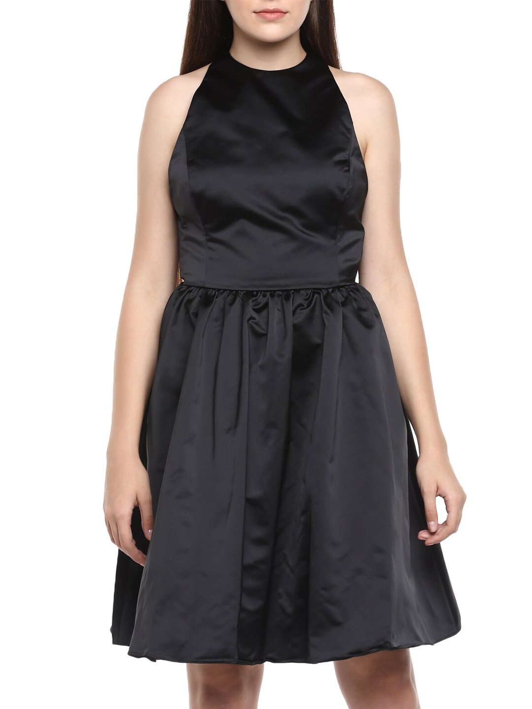 

Polo Ralph Lauren Women Black Solid Maxi Dresses
