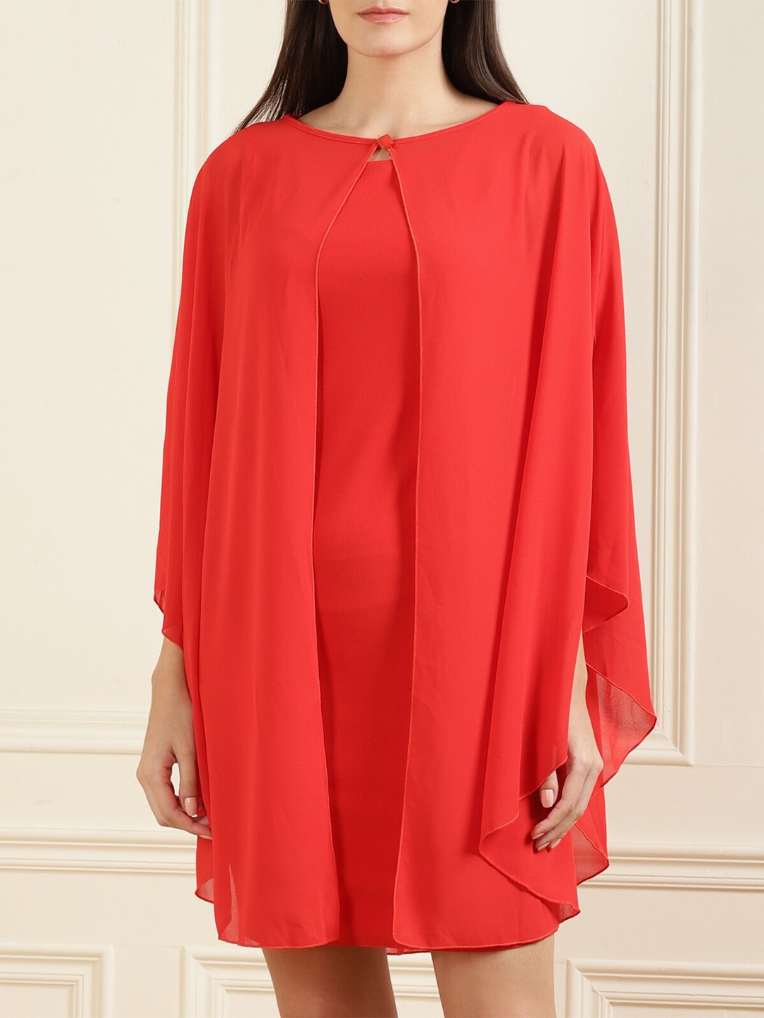 

Rinascimento Red A-Line Dress