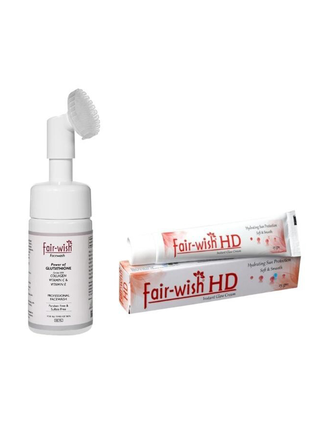 

Fair Wish Set of Facewash 100 ml & HD Instant Glow Cream 25 g, White