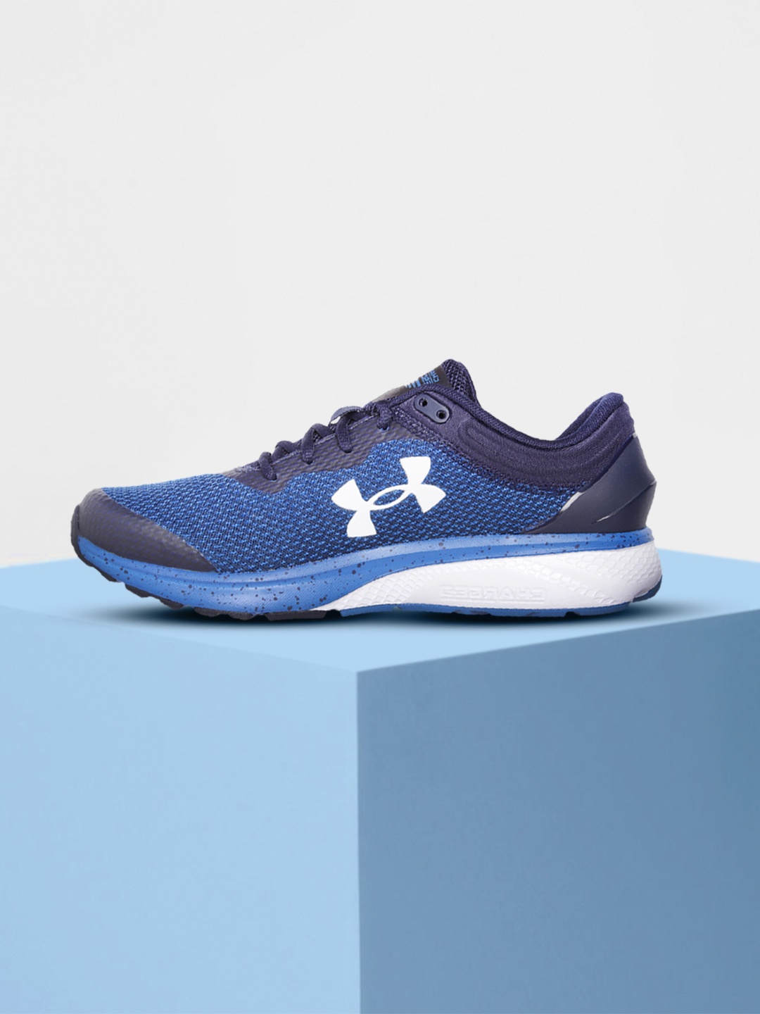 

UNDER ARMOUR Men Blue Woven Design Charged Escape 3 BL Running Shoes