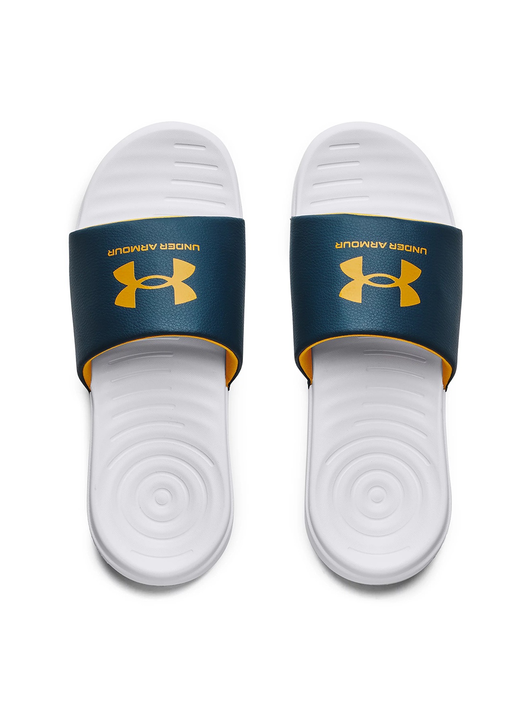 

UNDER ARMOUR Men Blue Printed UA Ansa Fix SL Sliders