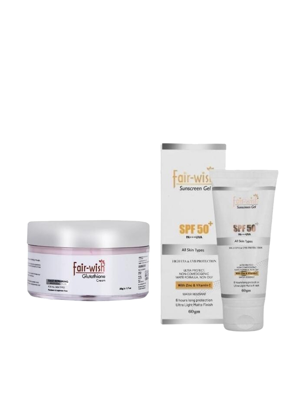 

Fair Wish Set Of 2 BB & CC Cream 500g, White