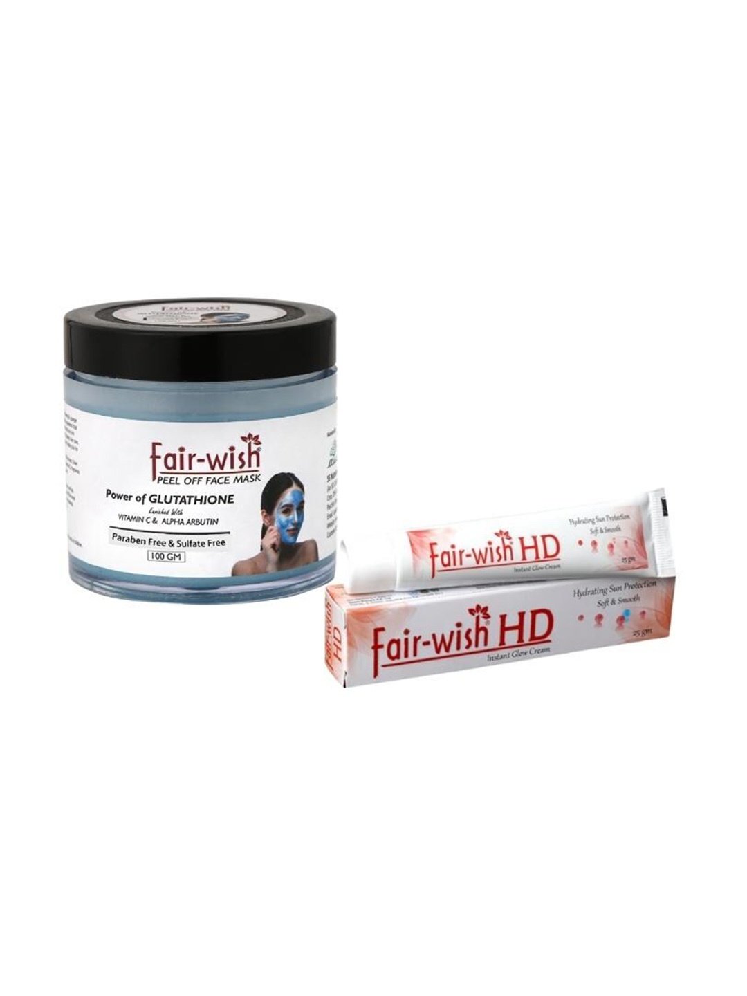 

Fair Wish Set Of 2 Mask & Peel 400g, White