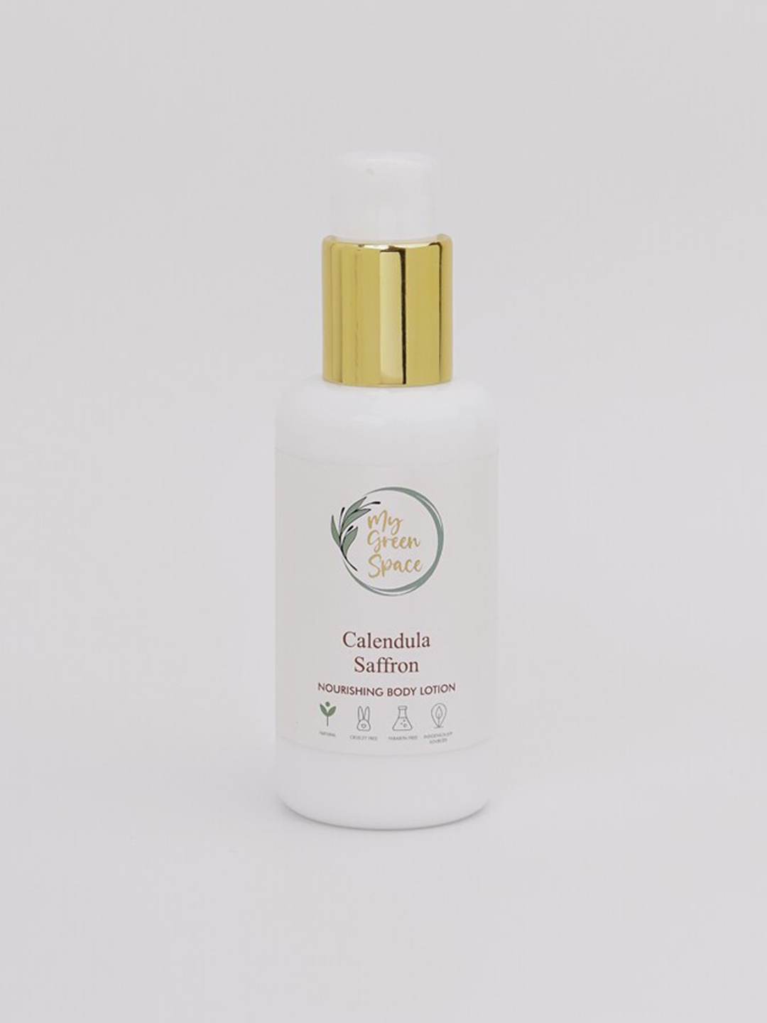 

My Green Space Paraben Free Natural Calendula Saffron Nourishing Body Lotion - 120 ml, White
