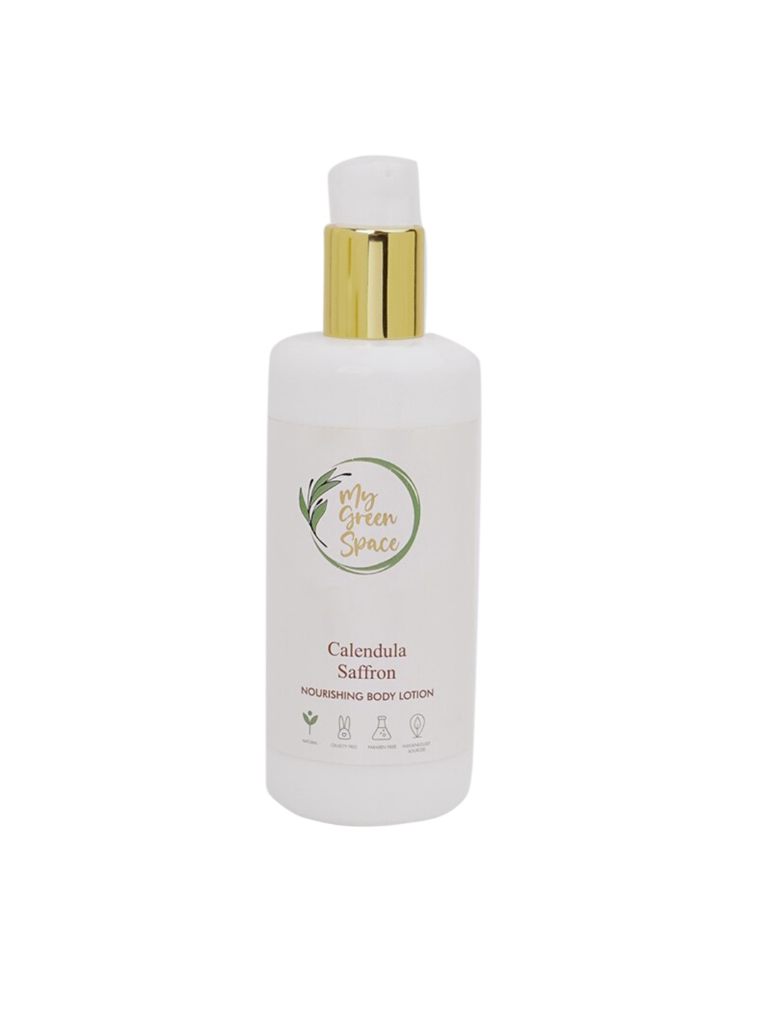 

My Green Space Paraben Free Natural Calendula Saffron Nourishing Body Lotion - 250 ml, White