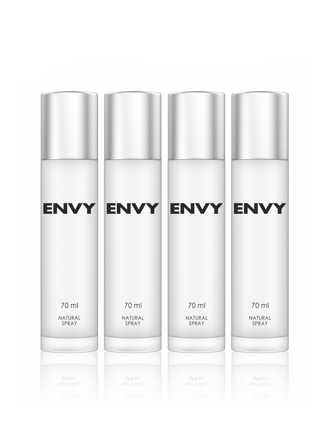 

Envy Women Set of 4 Natural Sprays - 70 ml Each, Transparent