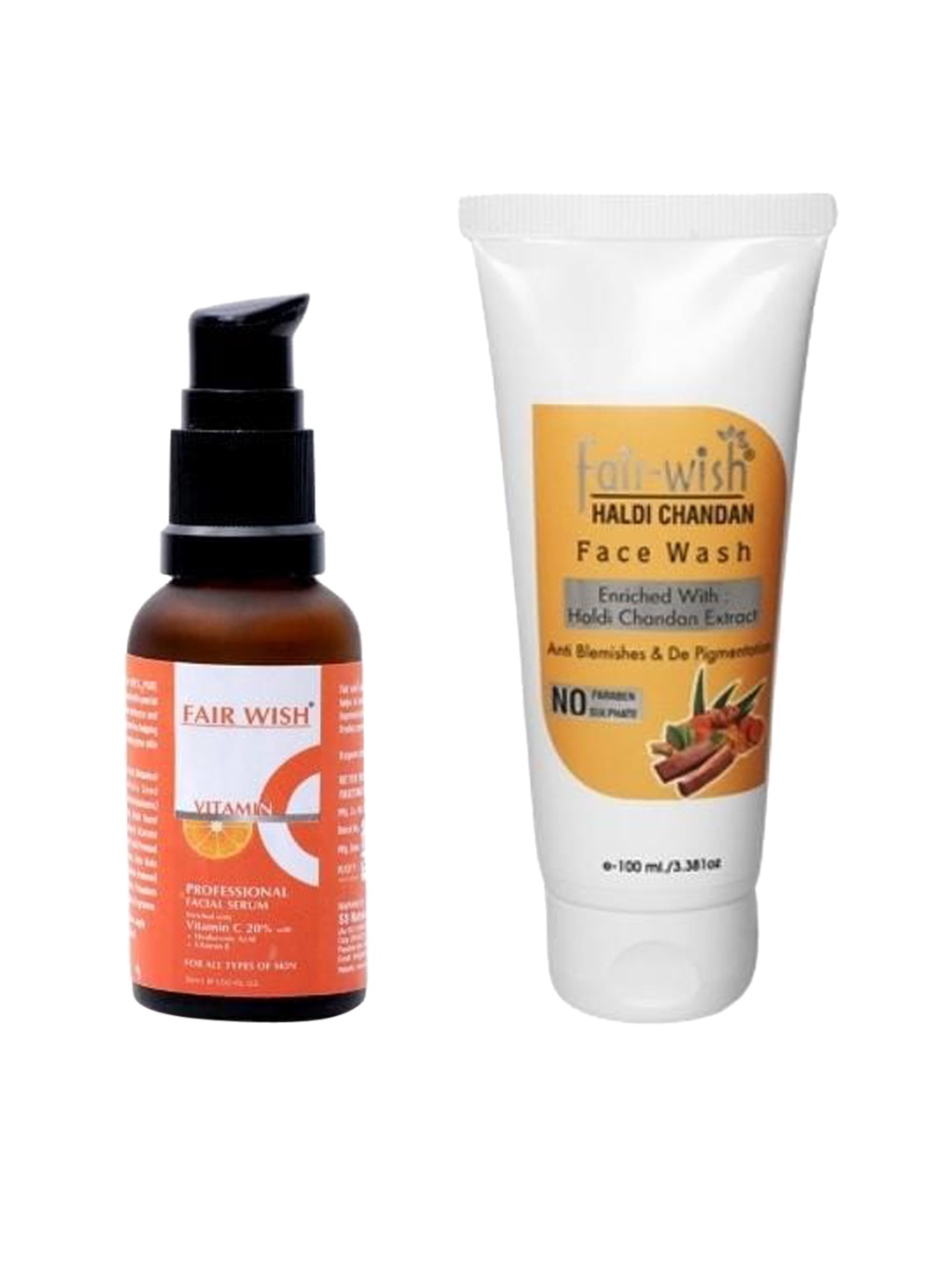 

Fair Wish Face Serum and Face Wash Combo, Orange