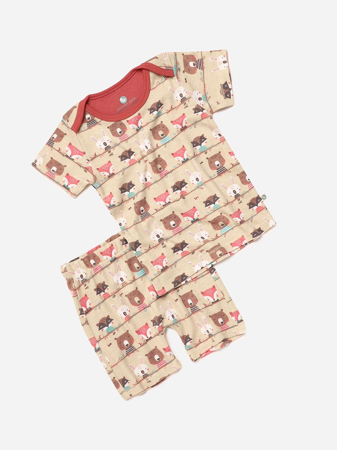 

cocoon care Unisex Kids Brown Sustainable Clothing Set