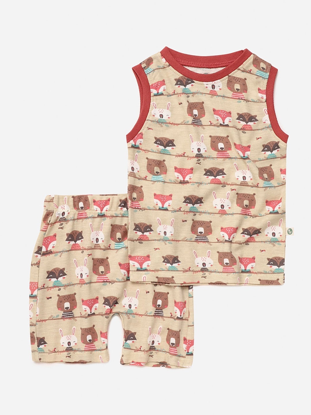 

cocoon care Unisex Kids Brown Sustainable Clothing Set