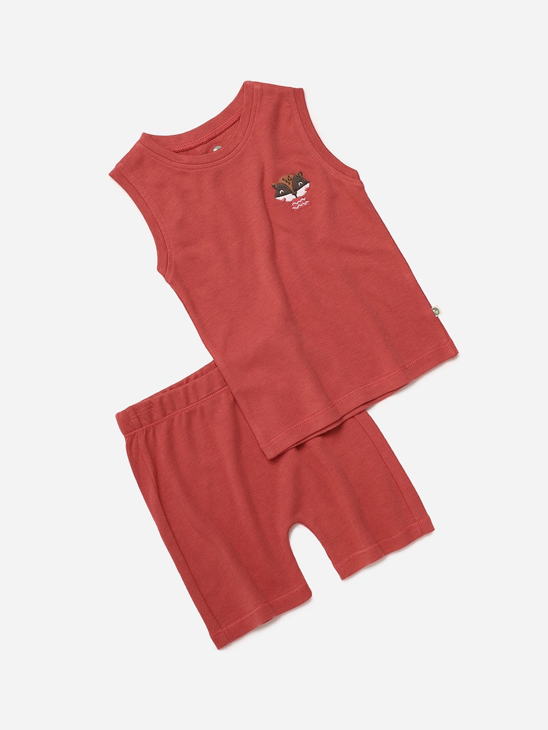 

cocoon care Unisex Kids Red Sustainable Clothing Set