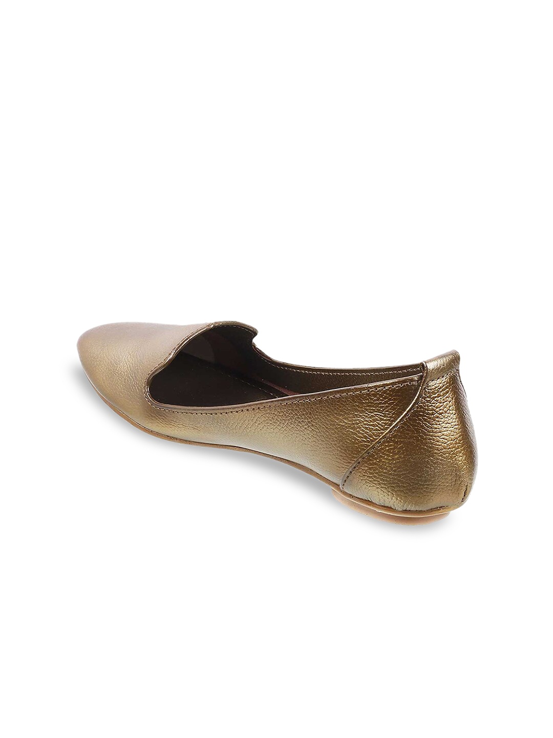 

Mochi Women Bronze-Toned Colourblocked Ballerinas Flats