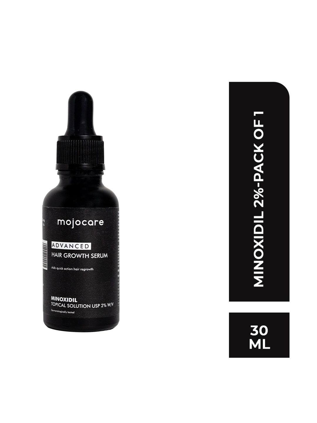 

Mojocare Advanced Hair Growth Serum with Minoxidil 2% - 30 ml, Black